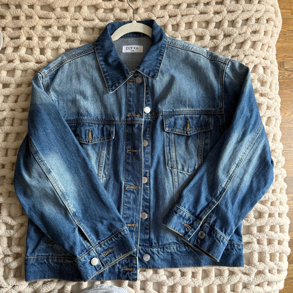 Parke oversized denim jacket